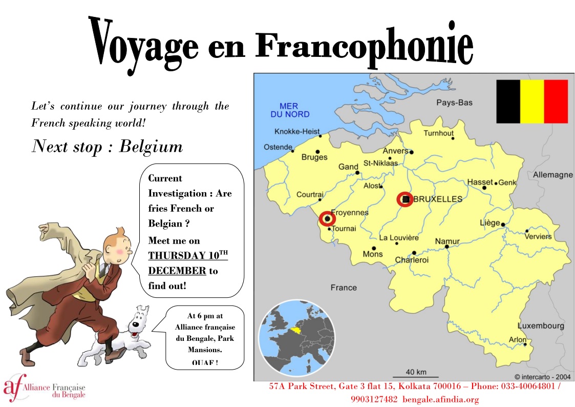 Voyage en Francophonie - Belgique poster